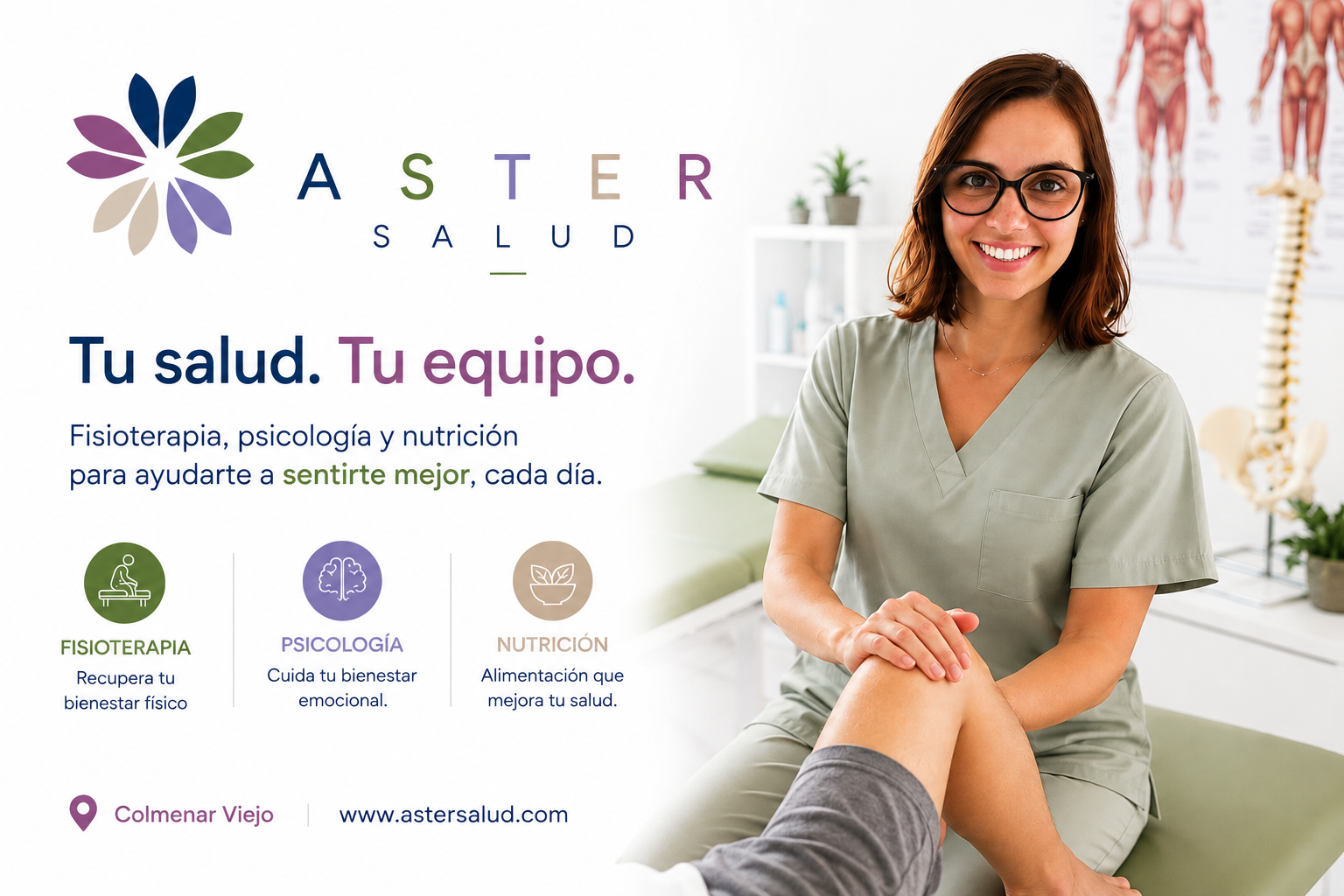 flyer aster con maria
